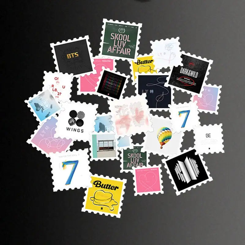 BTS - Proof - Album Postage Stamp Sticker Set - BTS - Stickers - Harumio