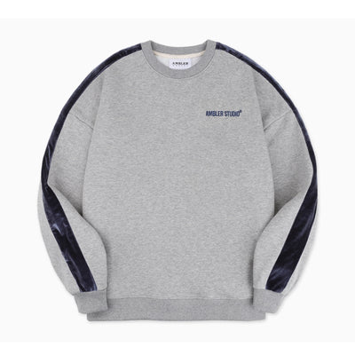 Ambler - Velvet Set-Up Over Fit Sweatshirt