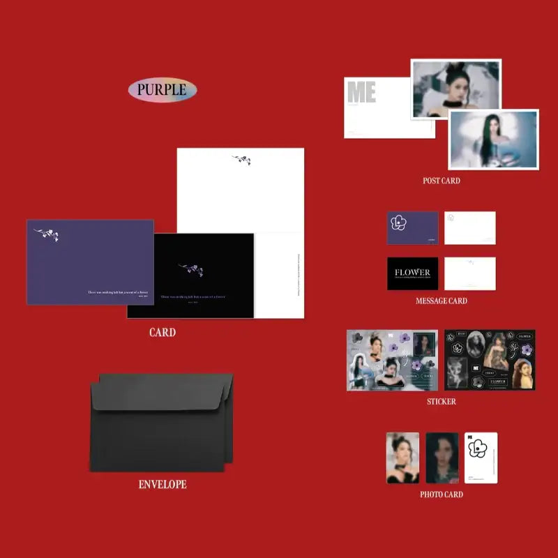 BlackPink Jisoo - Me - Photo Letter Set - BlackPink - Photo Set - Harumio