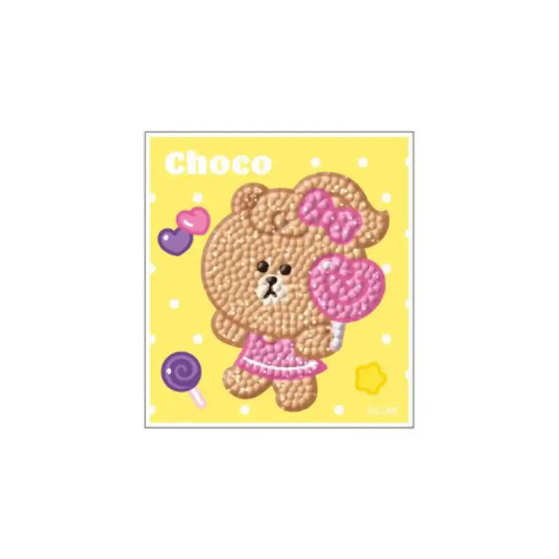 Line Friends - Diamond Cross Stitch Sticker - Line Friends - Stickers - Harumio