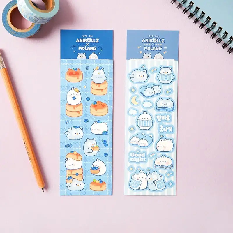 Anirollz x Molang - Seal Sticker - Molang - Stickers - Harumio