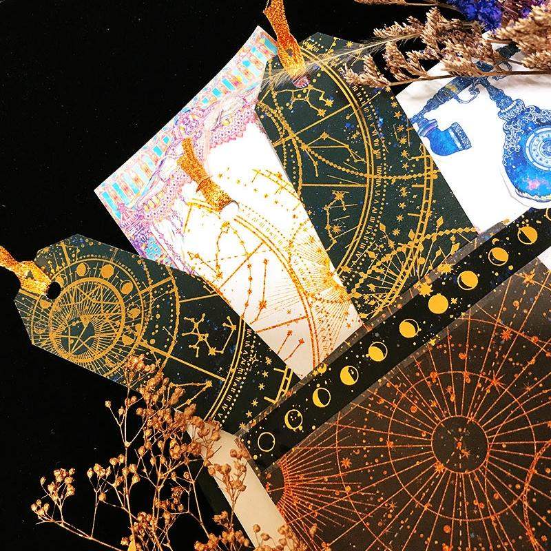 Libet - Gold Leaf Universe Postcard Set - Libet - Stationary - Harumio