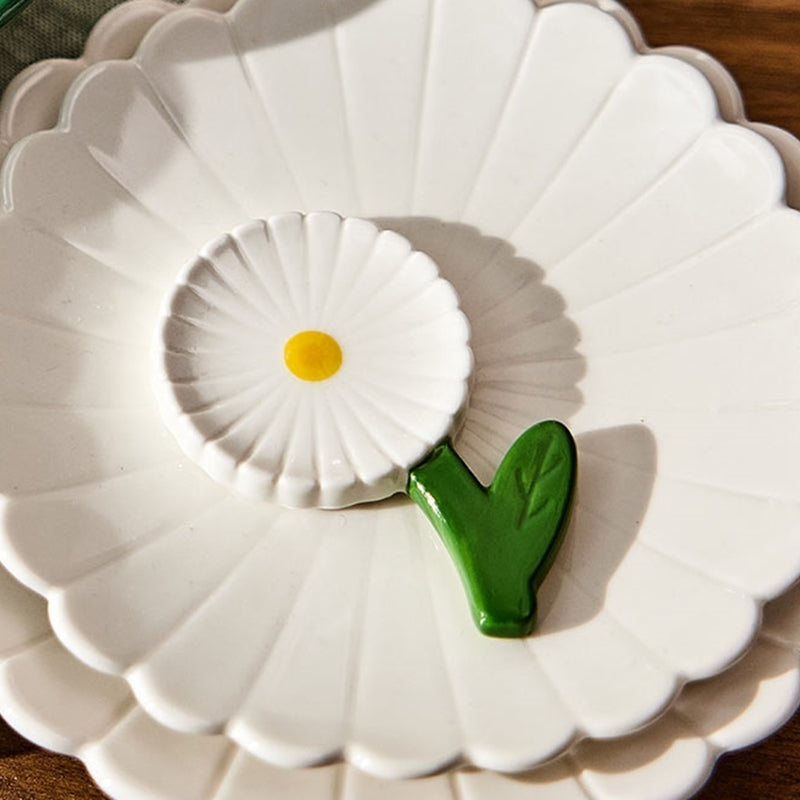 Korean Picnic Day - Daisy-Shaped Cutlery Holder