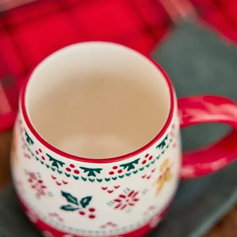 Korean Christmas Village - Large Mug - Modern House - Mugs - Harumio