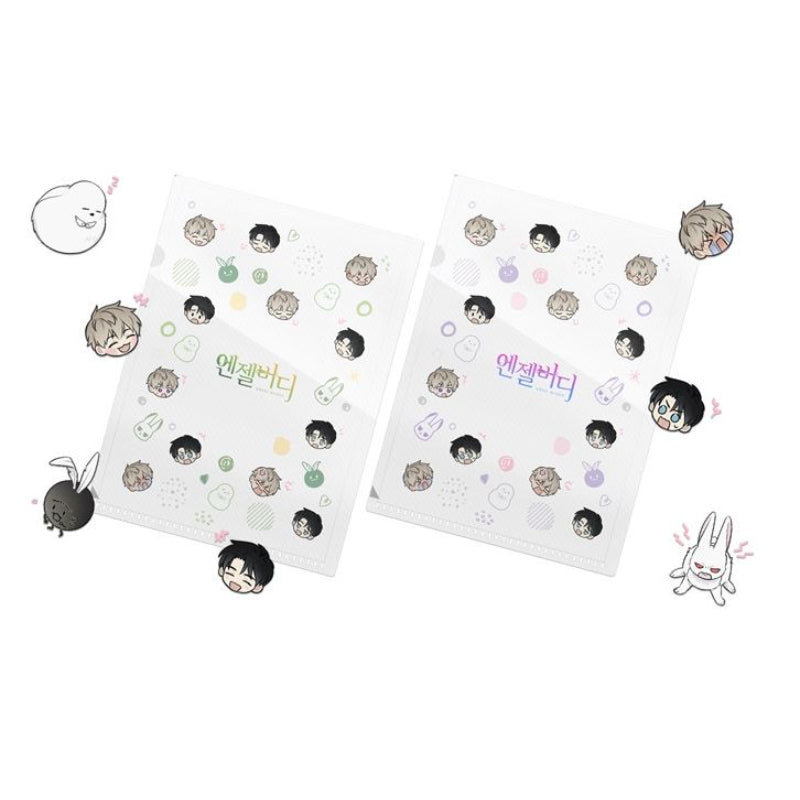 ANGEL BUDDY X GOODSBEE - Hologram Sticker & L-Holder Set - GOODSBEE - Stationery - Harumio