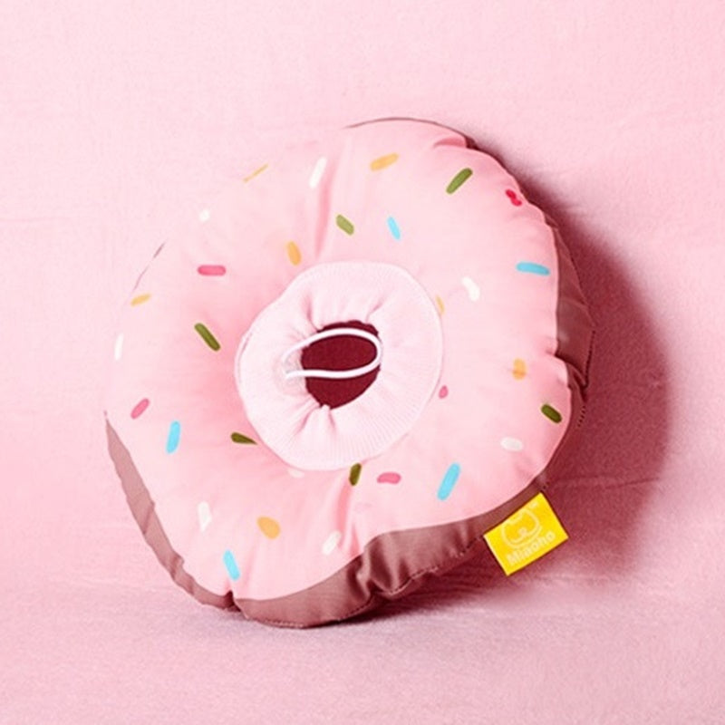 Yog!ssw - Pet Pinky Donut Neck Collar