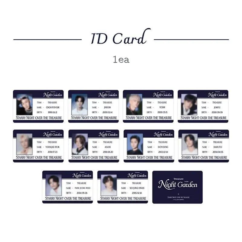 TREASURE - NIGHT GARDEN - PVC Card Wallet - TREASURE - Wallets - Harumio