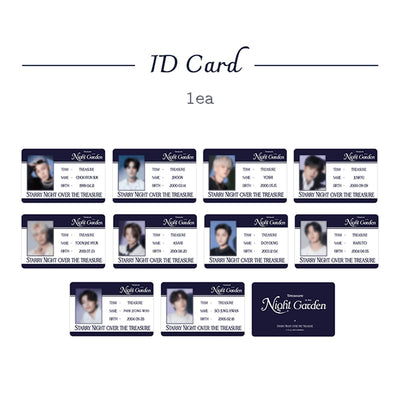 TREASURE - NIGHT GARDEN - PVC Card Wallet