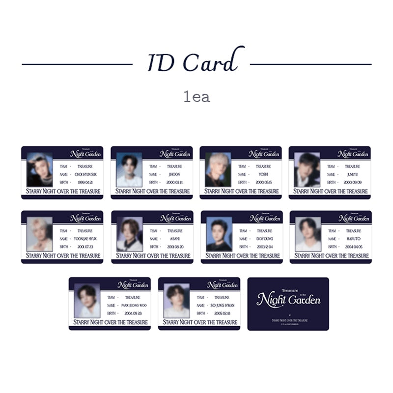 TREASURE - NIGHT GARDEN - PVC Card Wallet