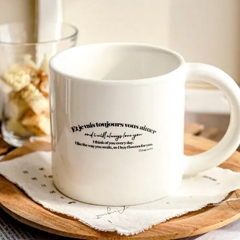 August8th - AND Snow Handle Mug - August8th - Home & Living - Harumio