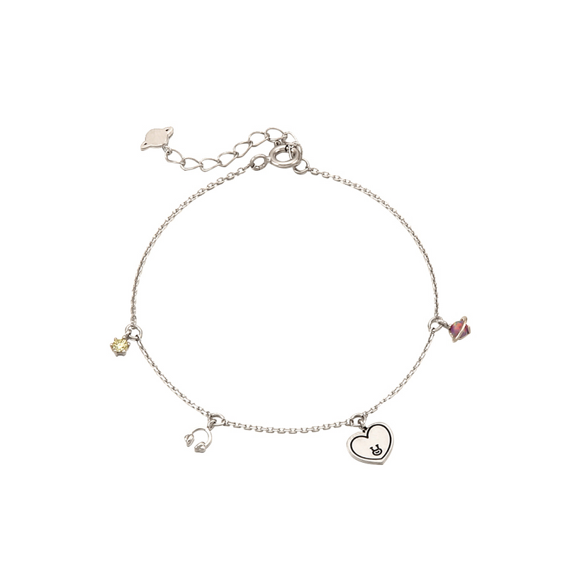 BT21 x OST - Tata Silver Bracelet