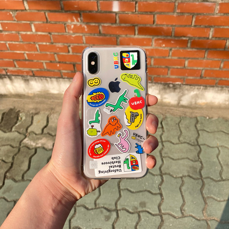 Joguman Studio - UBHC Sticker Jelly Phone Case