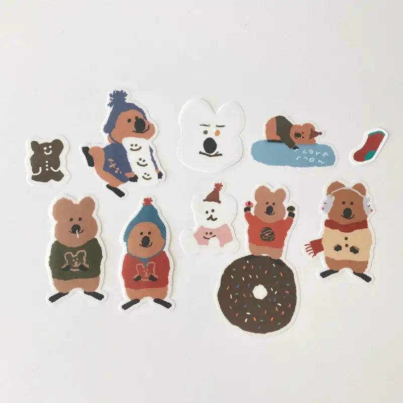 Dinotaeng - Snow In Marshville Sticker Pack - Ver. 2 - Dinotaeng - Sticker - Harumio