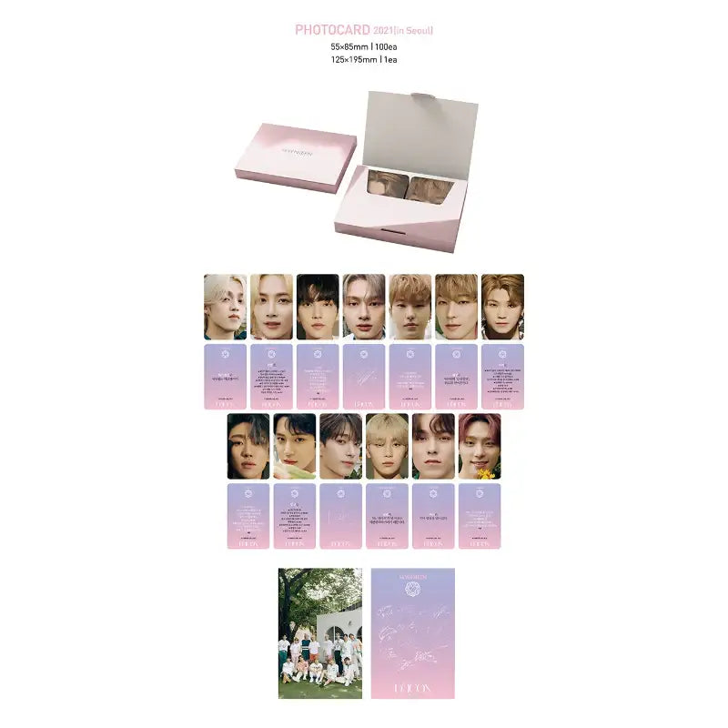 アイドル dicon PhotoBook 101 CustomBook SEVENTEEN Buy SEVENTEEN - DICON - Photocard 101 Custom Book | Oppa Store