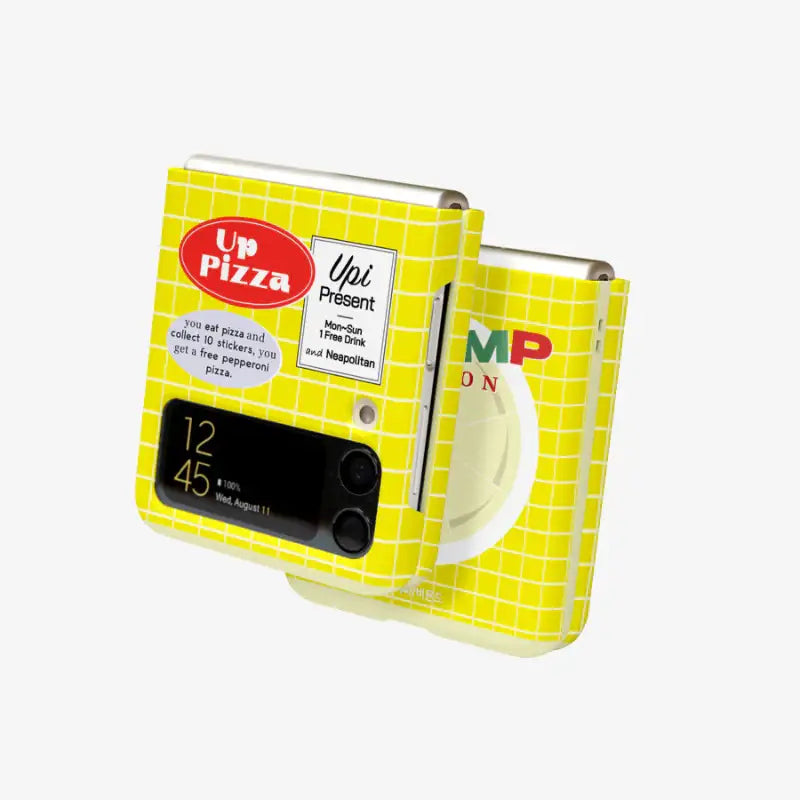 Pizza Delivery Man and the Gold Palace - Galaxy Z Flip Hard Case - Pizza Delivery Man and the Gold Palace - Galaxy Case - Harumio