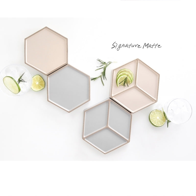 Kim Sunghun - Ceramic Mini Hexagonal Box Plate S