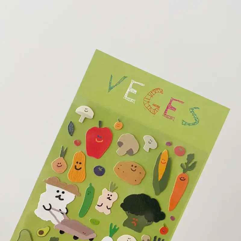 Dinotaeng - Veges Glitter Sticker - Dinotaeng - Sticker - Harumio
