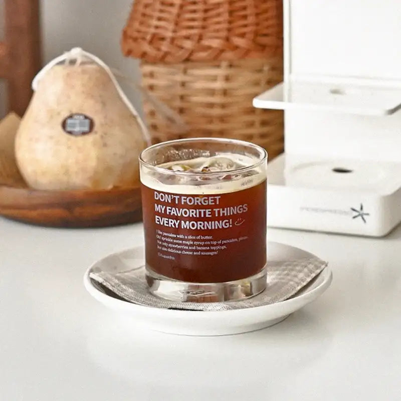 August8th - Every Morning Flat White Glass - August8th - Home & Living - Harumio