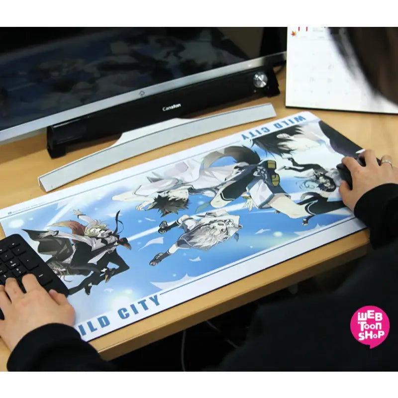 Wild City - Long Mouse Pad - Webtoon Shop - Mouse Pad - Harumio