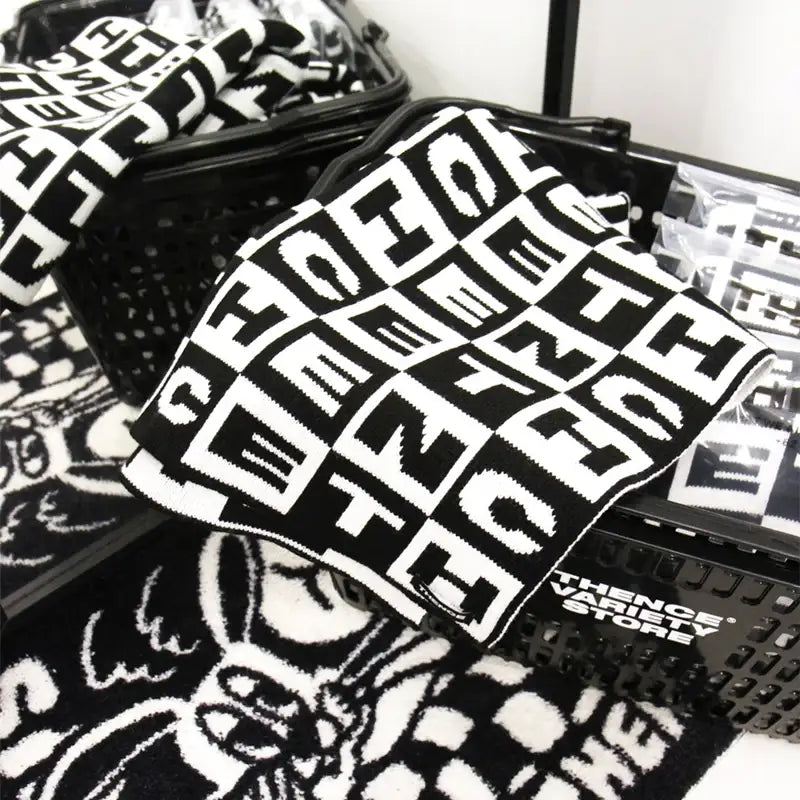 THENCE - Knit Blanket CB Logo - THENCE - Blanket - Harumio
