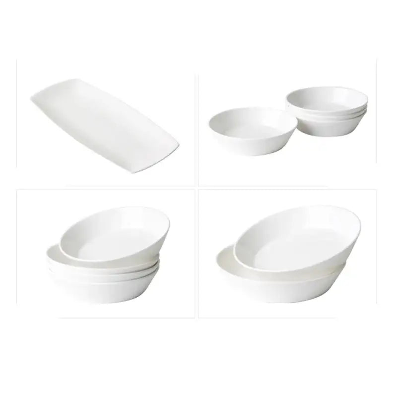 Fine Bone China Korean Tableware 25P Set - Modern House - Kitchenware - Harumio