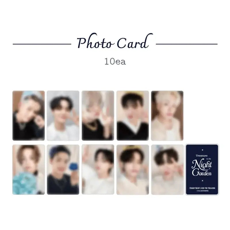 TREASURE - NIGHT GARDEN - Photo Card Collect Book - TREASURE - Collect Books & Albums - Harumio