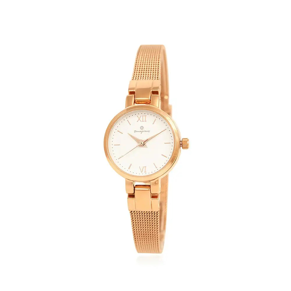 OST - Dream & Luck Cheer Minimalist Rose Gold Women's Mesh Watch - OST - Watch - Harumio