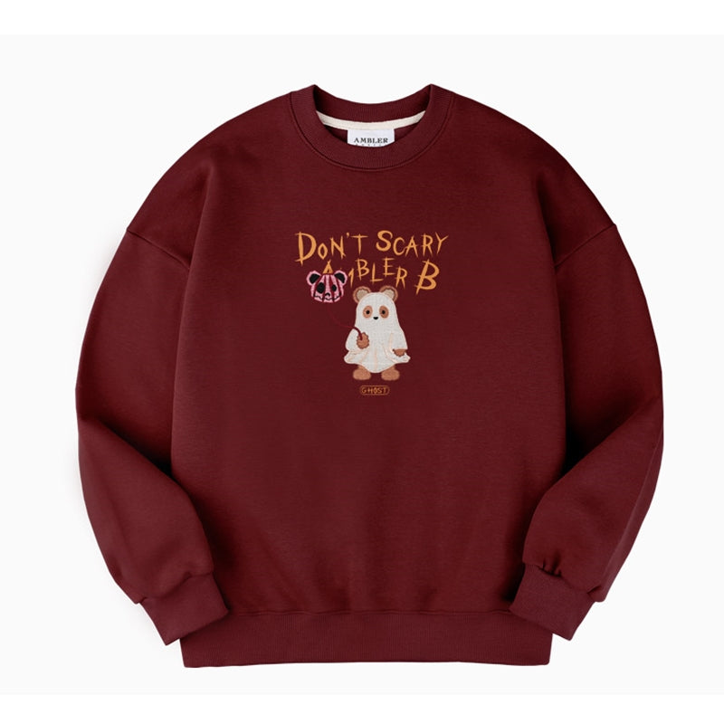 Ambler - Ghost Bear Overfit Hoodie Sweatshirt