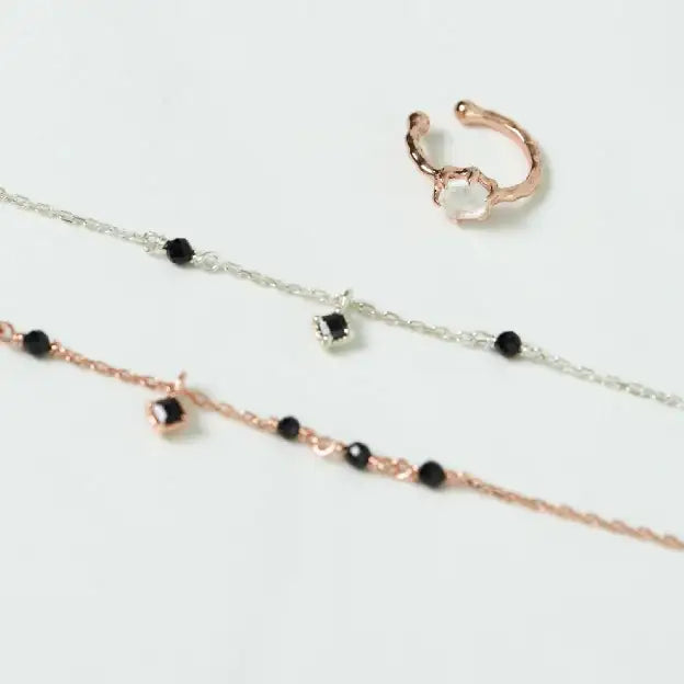 CLUE - Wish Spell Bead Type Black Spinel Bracelet - CLUE - Jewelry - Harumio
