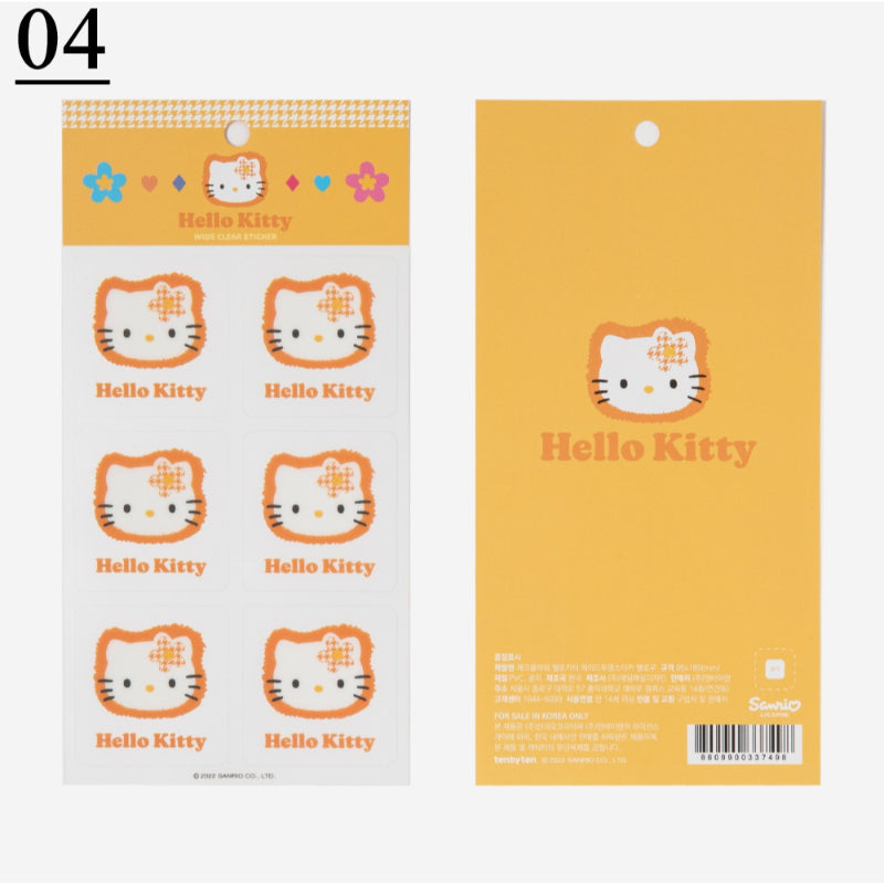 Sanrio x 10x10 - Wide Transparent Sticker