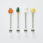 Korean Little Buddy - Teaspoon / Teafork - Modern House - Tableware - Harumio
