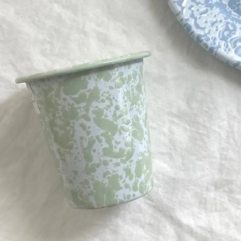 Like A Cafe - Crow Canyon : Mint Marble Short Tumbler - Like A Cafe - Tumblers - Harumio