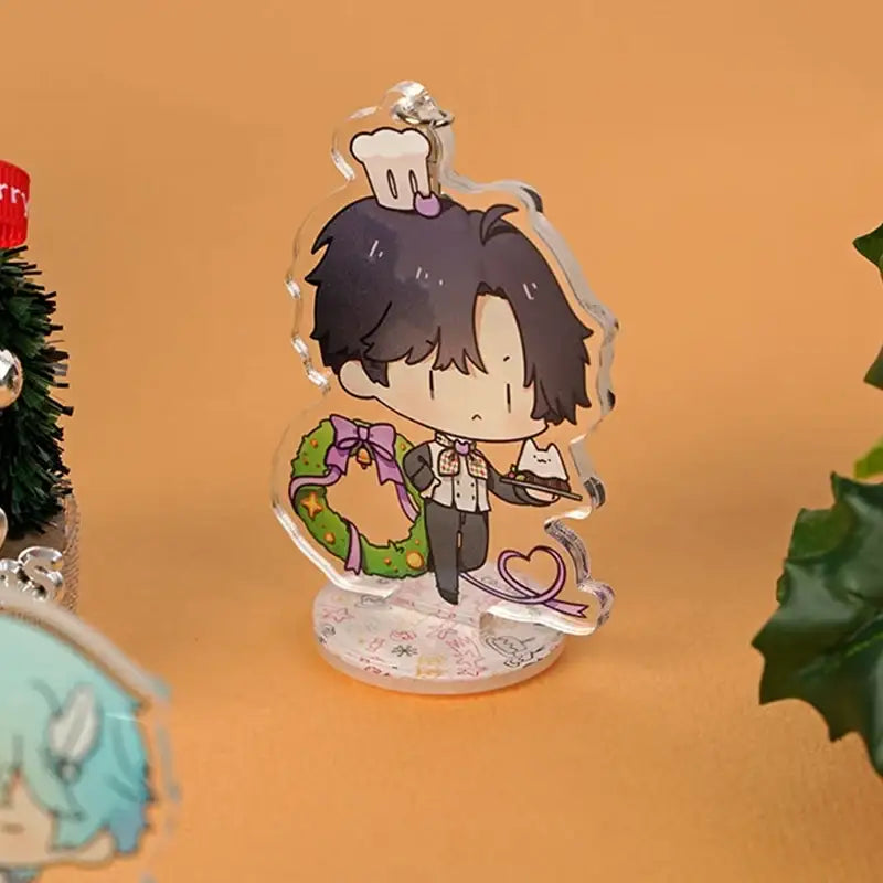Mystic Messenger - Christmas SD Acrylic Keyring Stand - Mystic Messenger - Acrylic Keyring - Harumio