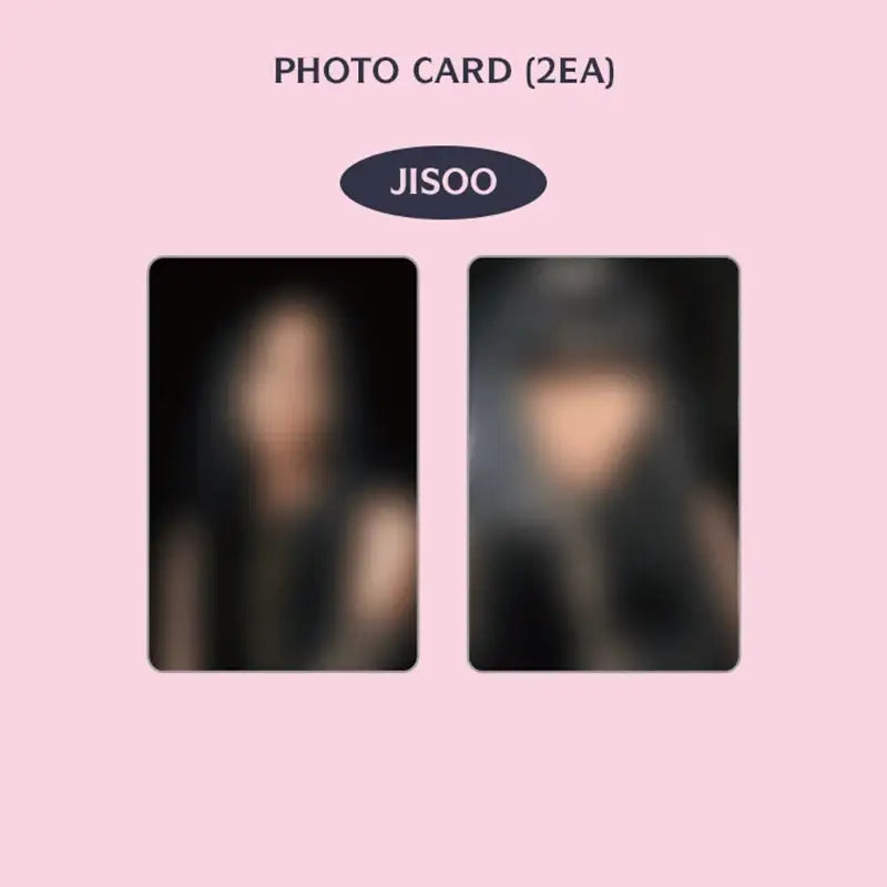 BlackPink - Born Pink - 2 Pocket Photo Card Holder - BlackPink - Photo Holder - Harumio