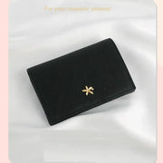 CLUE - Small Autumn Wild Flower Black Medium Wallet - CLUE - Accessories - Harumio