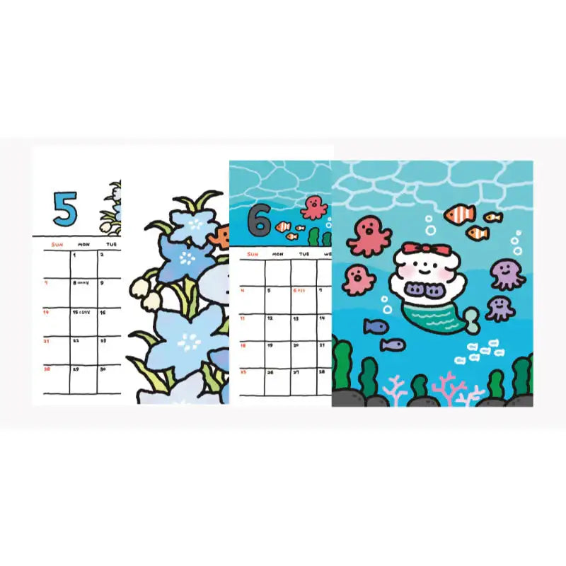Jelly Crew - ddoodly - 2023 Wall Calendar - Jelly Crew - Calendar - Harumio