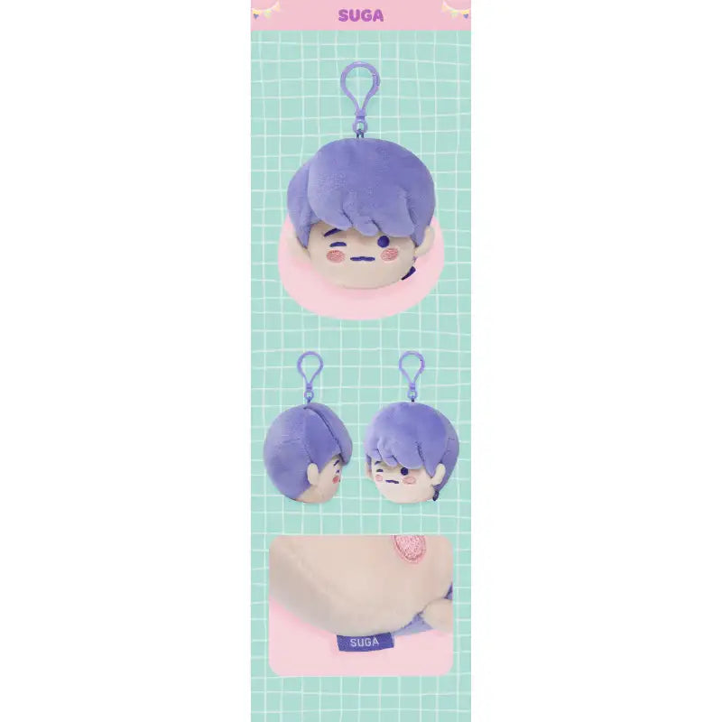 BTS - TinyTAN - Face Keyring - BTS - Keyring - Harumio