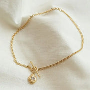 CLUE - C Collection Vintage Pendant Toggle Bracelet - CLUE - Jewelry - Harumio