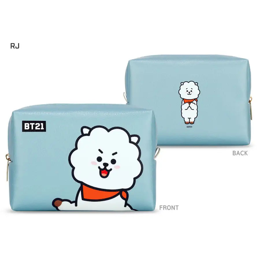 BT21 x Monopoly - PU Square Pouch - Large - Monopoly - Accessories - Harumio