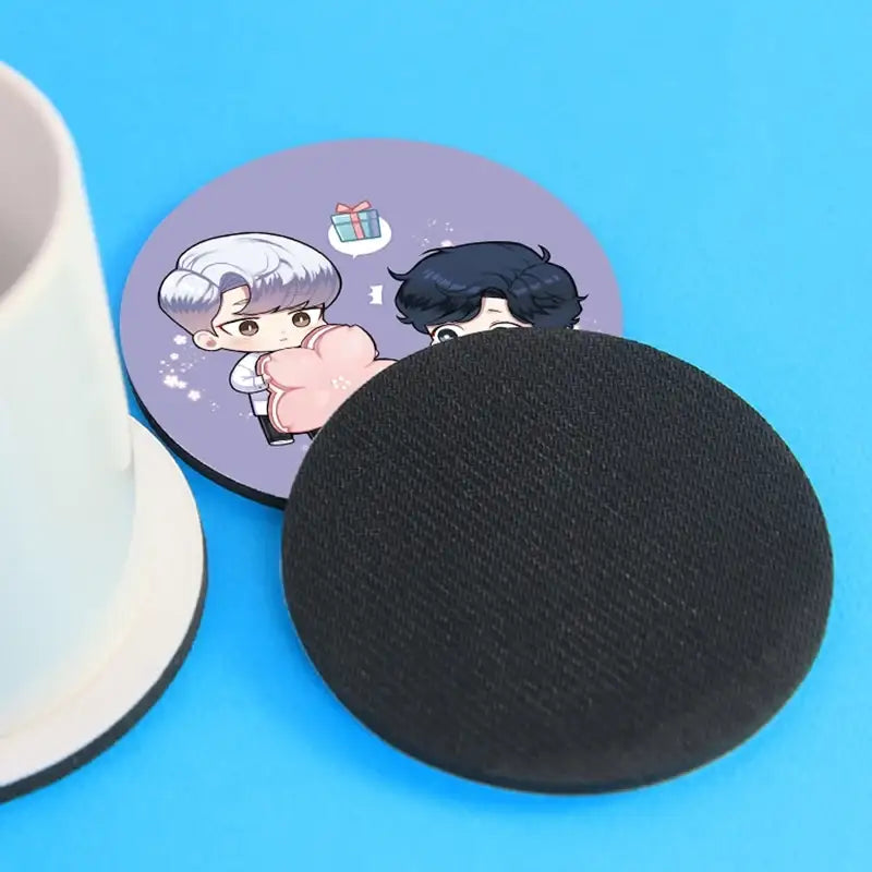 Cherry Blossoms After Winter - Rubber Coaster - Webtoon Shop - Coasters - Harumio