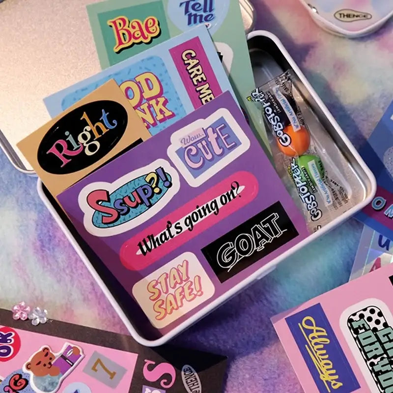 THENCE - Vintage Sticker Words Ver.2 - THENCE - Accessories, Stationery - Harumio