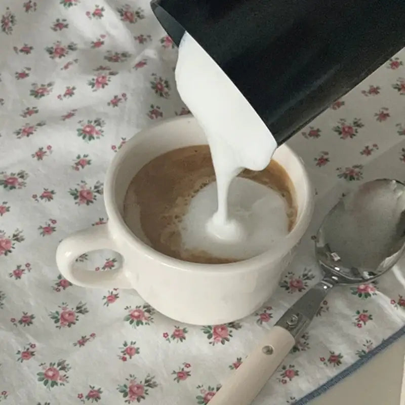 Like A Cafe - Black Teflon Coating Steam Pitcher - Like A Cafe - Home & Living - Harumio