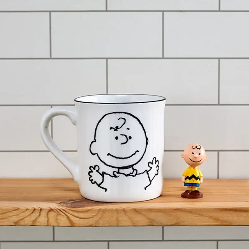 Corelle x Peanuts - Snoopy and Charlie - Mug 2P Set - Modern House - Tableware - Harumio