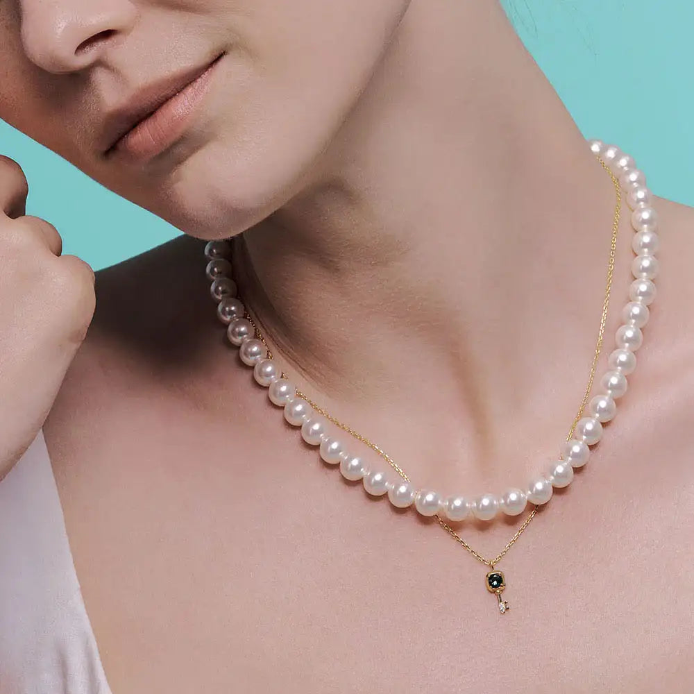 OST - White Pearl Necklace - OST - Jewelry - Harumio