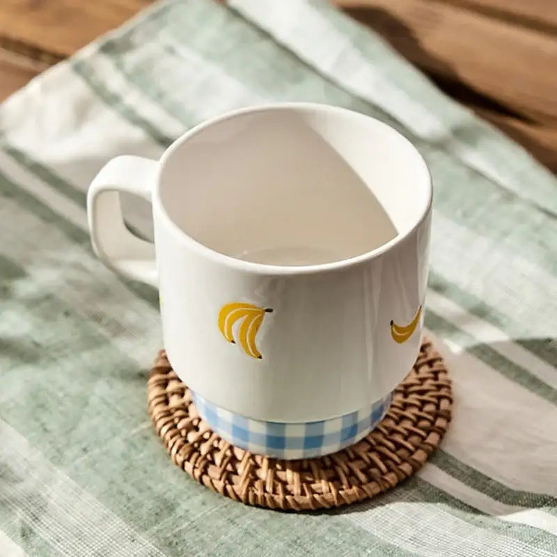 Korean Picnic Day - Stacking Mug - Modern House - Kitchenware - Harumio