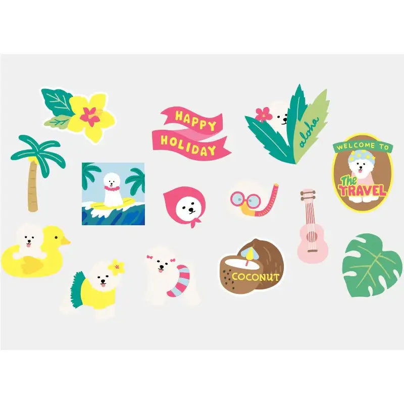 Dailylike x 10x10 - Suitcase Sticker - Dailylike x 10x10 - Stationary - Harumio