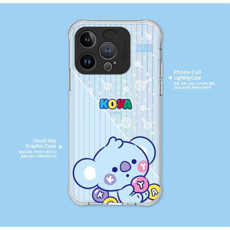 BT21 - Jelly Candy - Lighting Phone Case