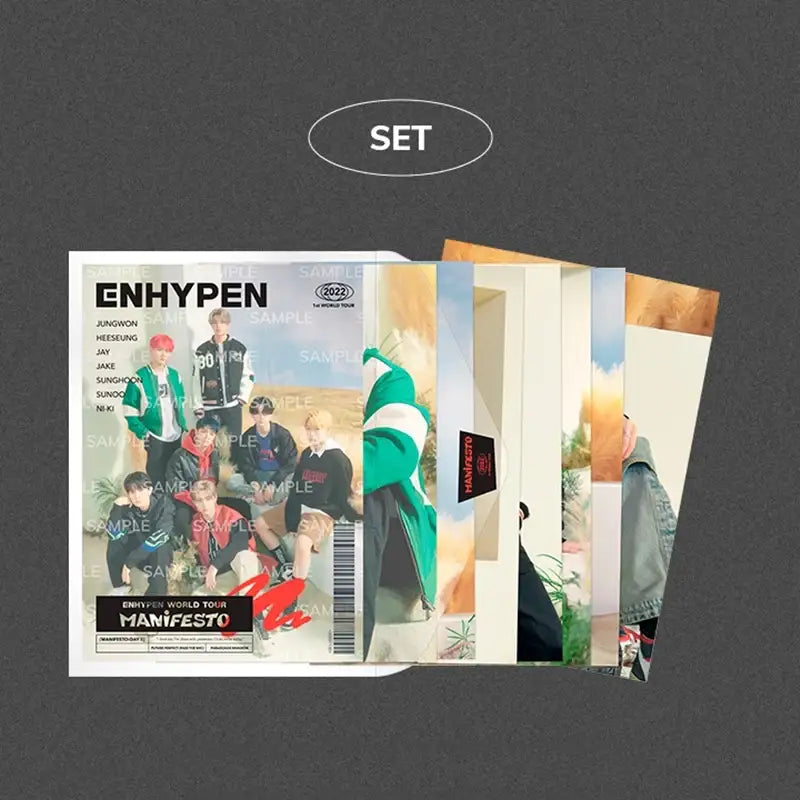 ENHYPEN - MANIFESTO - Mini Poster Set – Harumio