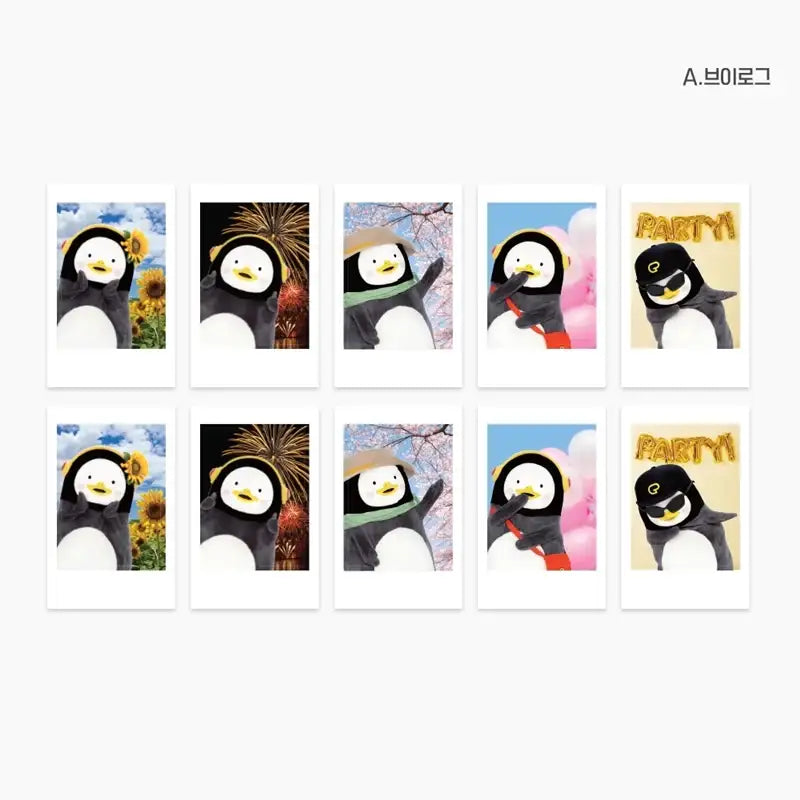 Pengsoo - Polaroid Sticker Set - Pengsoo - Sticker - Harumio