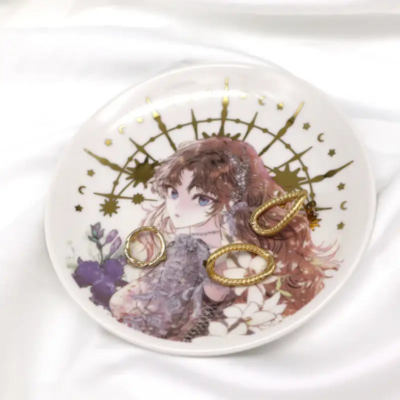 I Woke Up As The Ugly Duckling - Sylvia Gold Royal Accessory Tray - Jaedam Media - Tray - Harumio